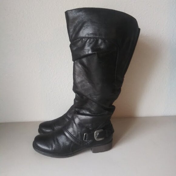 Bare Traps Sheridan women's size 8W black knee high boots - Picture 3 of 11